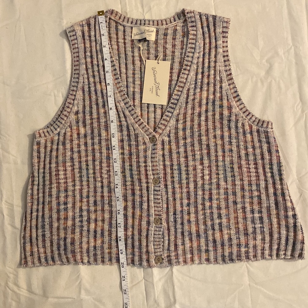 Universal Thread Multicolor Knit Tank - Picture 7 of 9